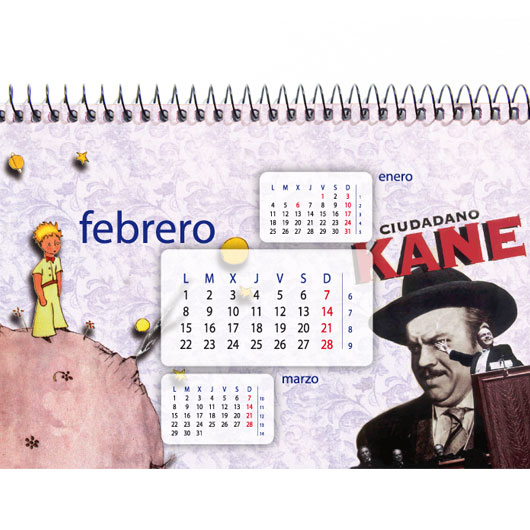 calendario febrero