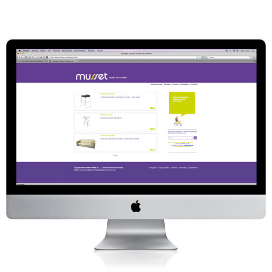 Web Muebles Musset