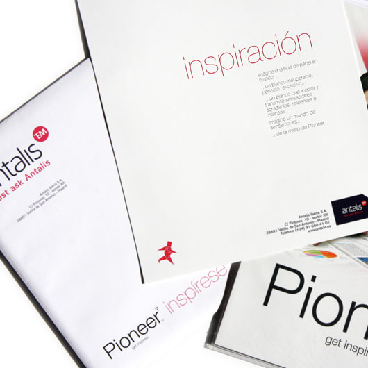 promo pioneer sobre y tarjetón