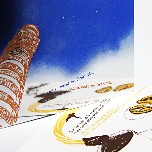 Postales Trucard estampación y offset