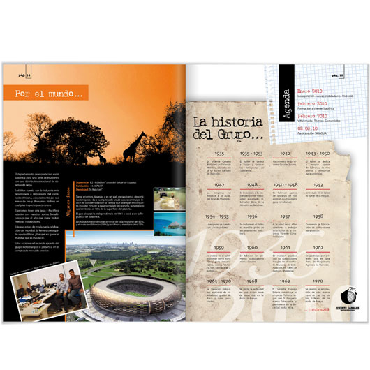 revista interna del Grupo Industrial Vicente Canales